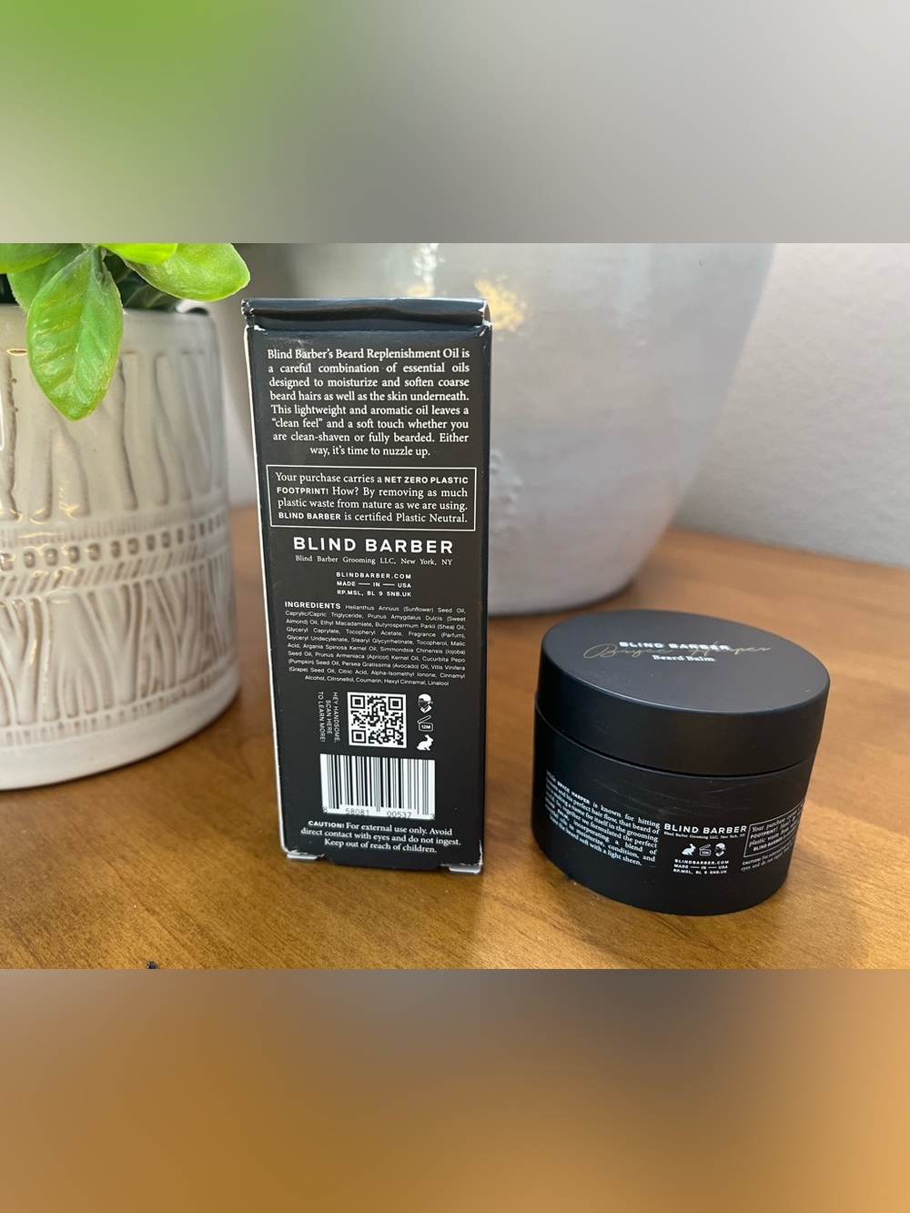 Blind Barber Beard Oil & Beard Balm by Bryce Harper NWT - Picture 2 of 3